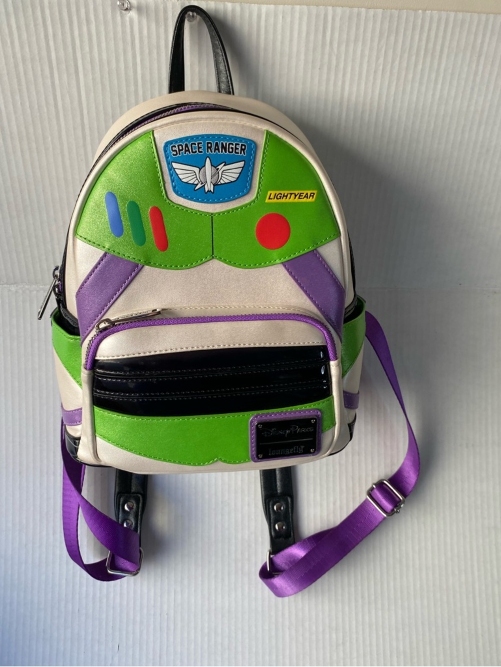 Loungefly Disney Parks Toy Story Buzz Lightyear Mini Backpack Space Ranger - Picture 2 of 12